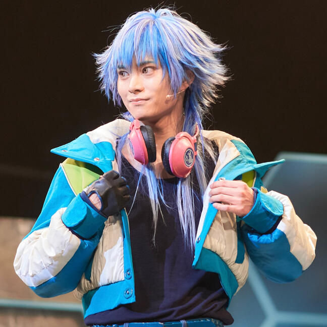 Naotake Tsuchiya as Aoba in the 2023 Stage Play Brain Crash Stage Dramatical Murder Flashback.